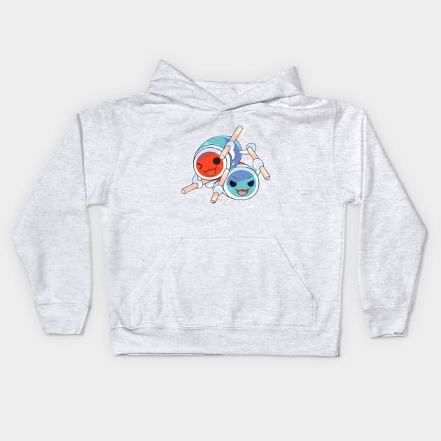 Taiko no Tatsujin - Don & Katsu Kids Hoodie by Wadaiko